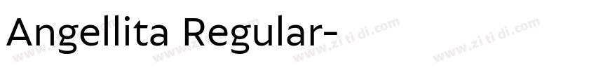 Angellita Regular字体转换